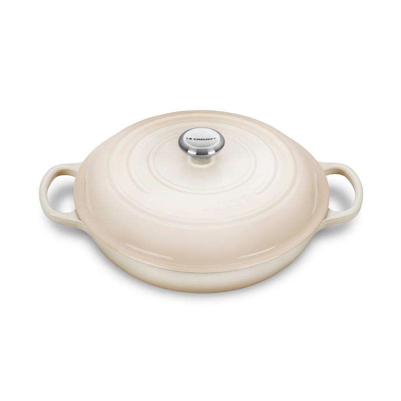 Le Creuset Signature Cast Iron 3.5-quart Meringue Braiser