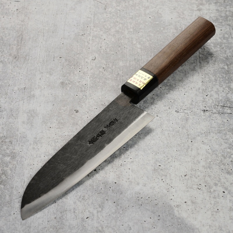 Moritaka 6.7" Aogami Super Carbon Steel Santoku
