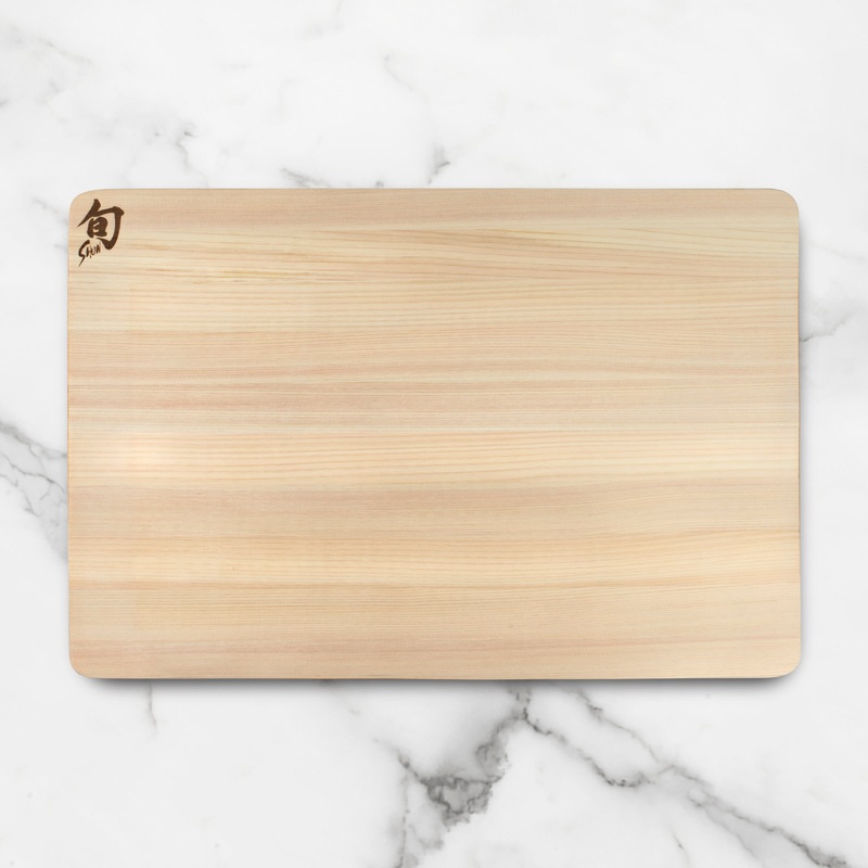 Shun 17.75" x 11.75" x 0.75" Hinoki Cutting Board