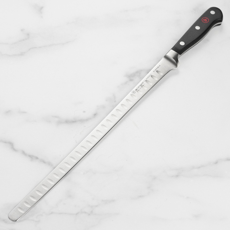 Wusthof Classic 12" Hollow Edge Flexible Salmon Slicing Knife