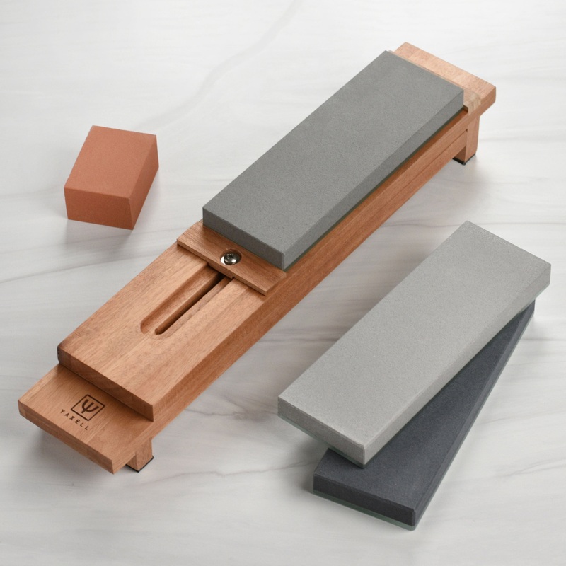 Yaxell 5 Piece Glass Water Stone Sharpening Set
