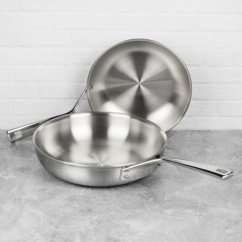 Zwilling Aurora 5-ply Stainless Steel 8 & 9.5" Fry Pan Set