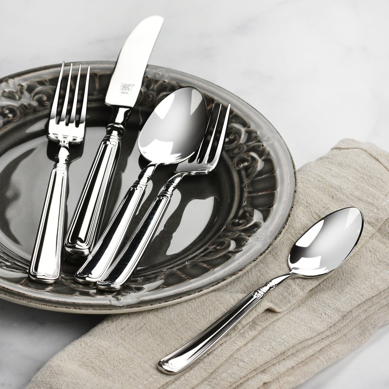 Zwilling Vintage 45 Piece Stainless Steel Flatware Set