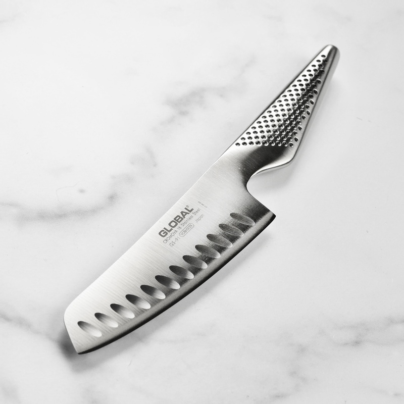Global 5.5" Hollow Edge Nakiri Knife