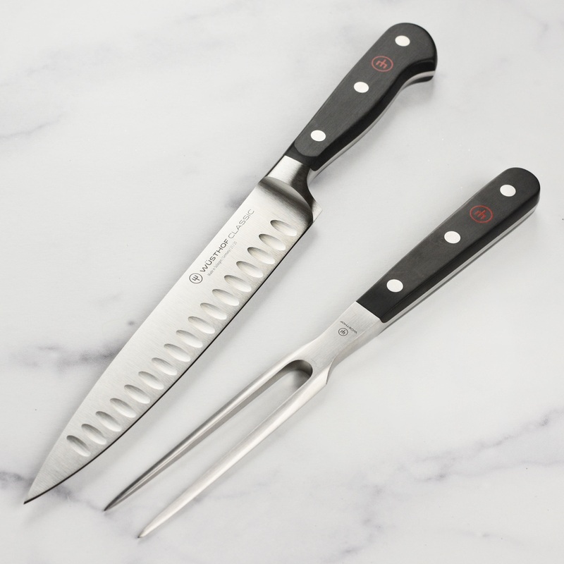 Wusthof Classic 2 Piece Hollow Edge Carving Set