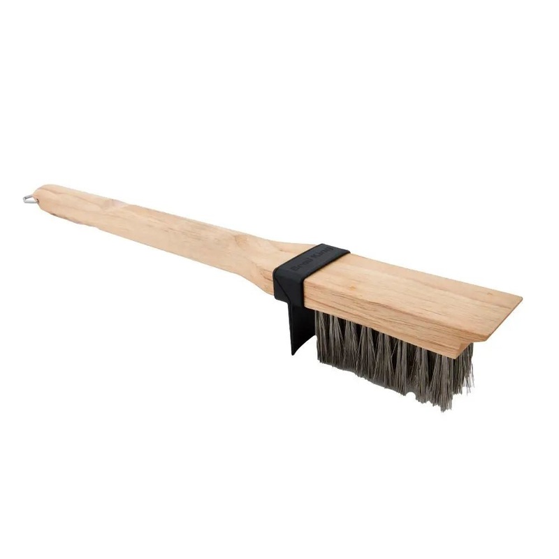 Broil King Heavy Duty Wood Grill Brush with Stainless Bristles