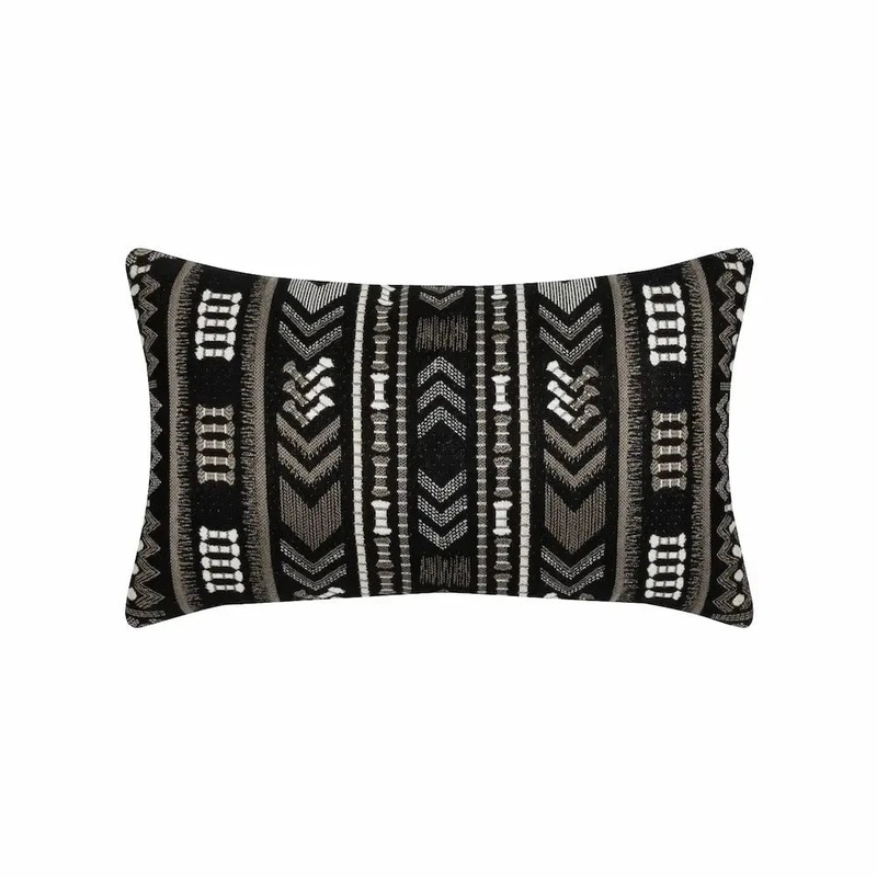 Elaine Smith Essence Ebony Lumbar Pillow - CLEARANCE