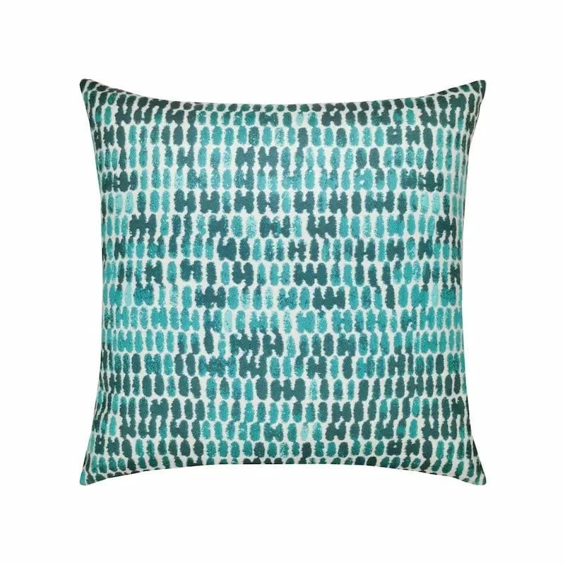 Elaine Smith Thumbprint Aruba 20" Square Pillow