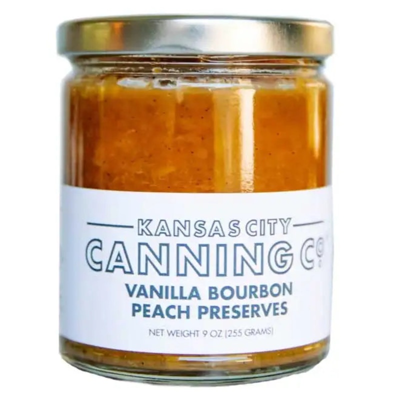 Kansas City Canning Co Vanilla Bourbon Peach Preserves, 9oz