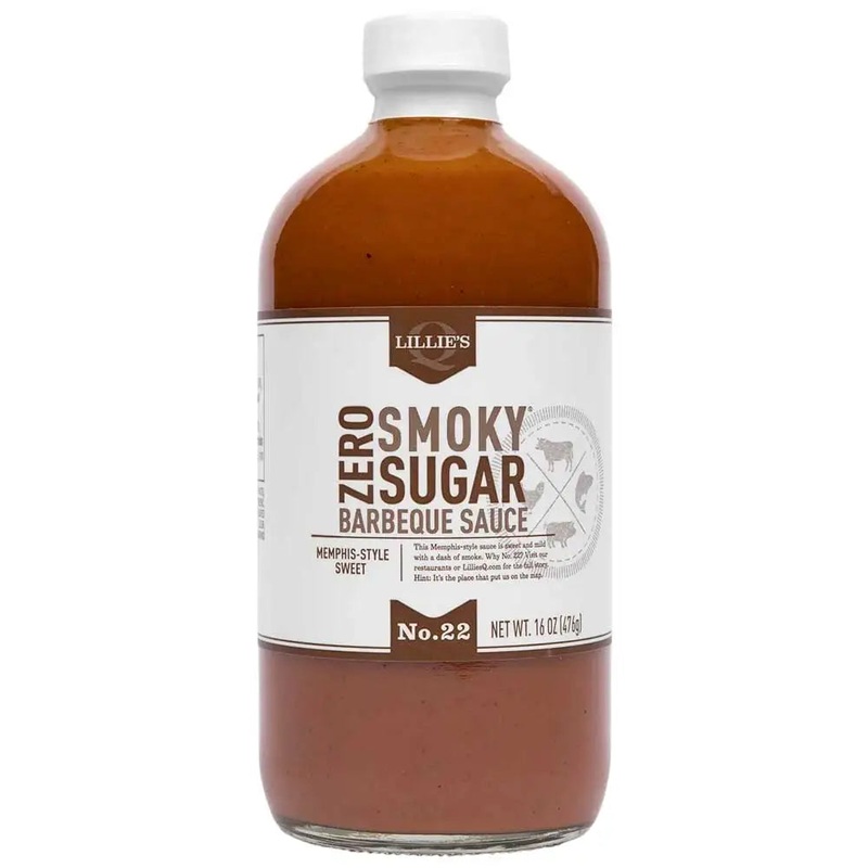Lillie's Q Zero Sugar Smoky Barbecue Sauce, 16oz