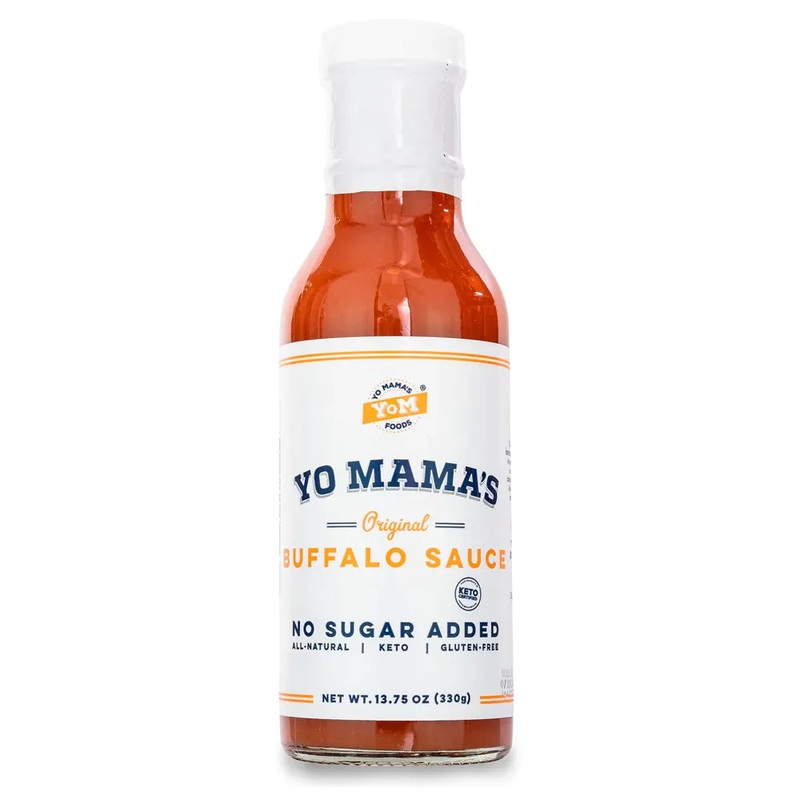 Yo Mama No Sugar Added Buffalo Sauce, 13.75oz