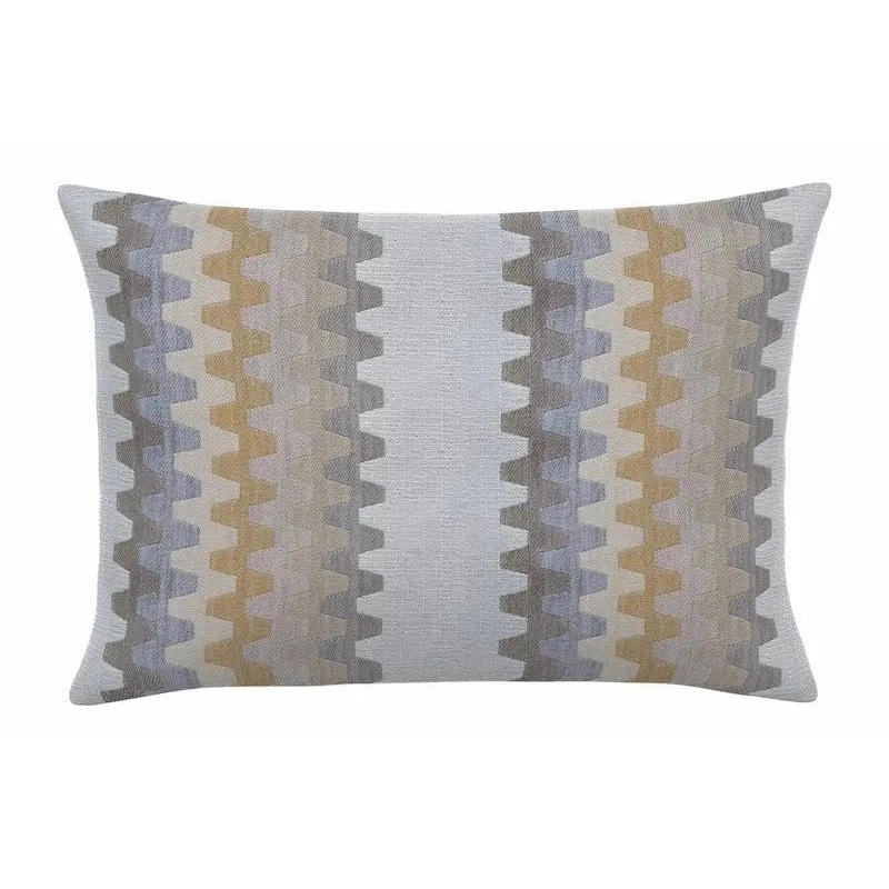 Accordion Geo 13" x 20" Lumbar Throw Pillow