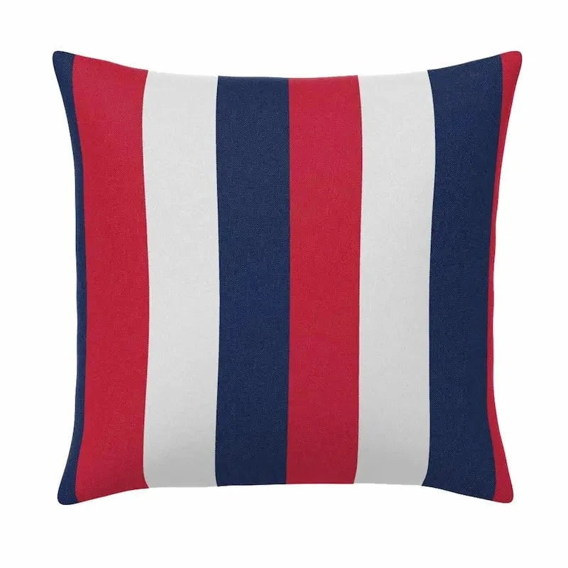 American Stripe 20" Square  Throw Pillow