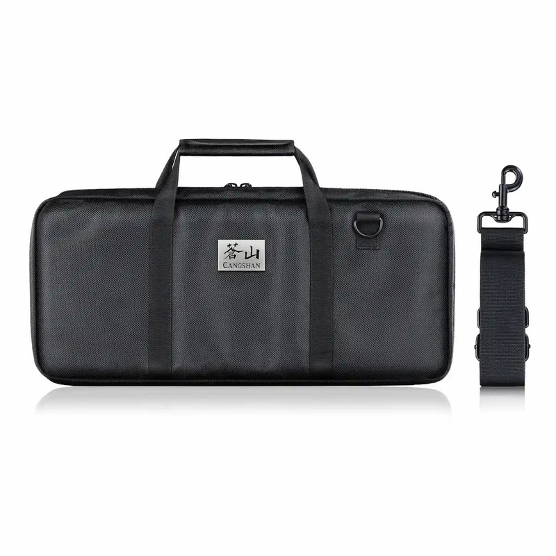 Cangshan 7-Piece Cut-Resistant Nylon Cutlery Knife Bag with Strap