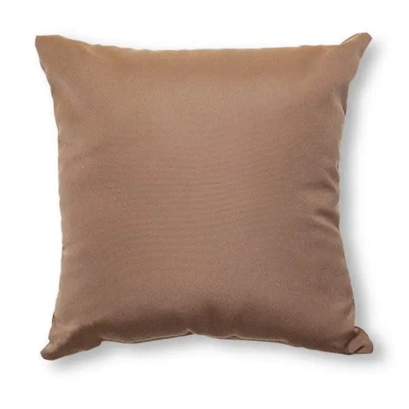 Casual Cushion 15" Throw Pillow in Canvas Cocoa