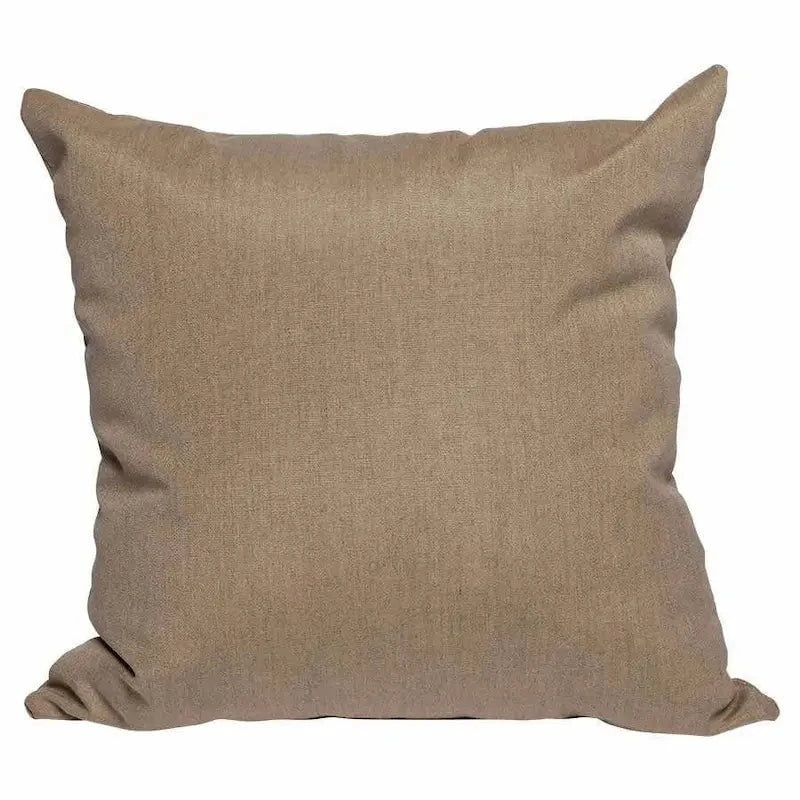 Casual Cushion 15" Throw Pillow in Canvas Heather Beige