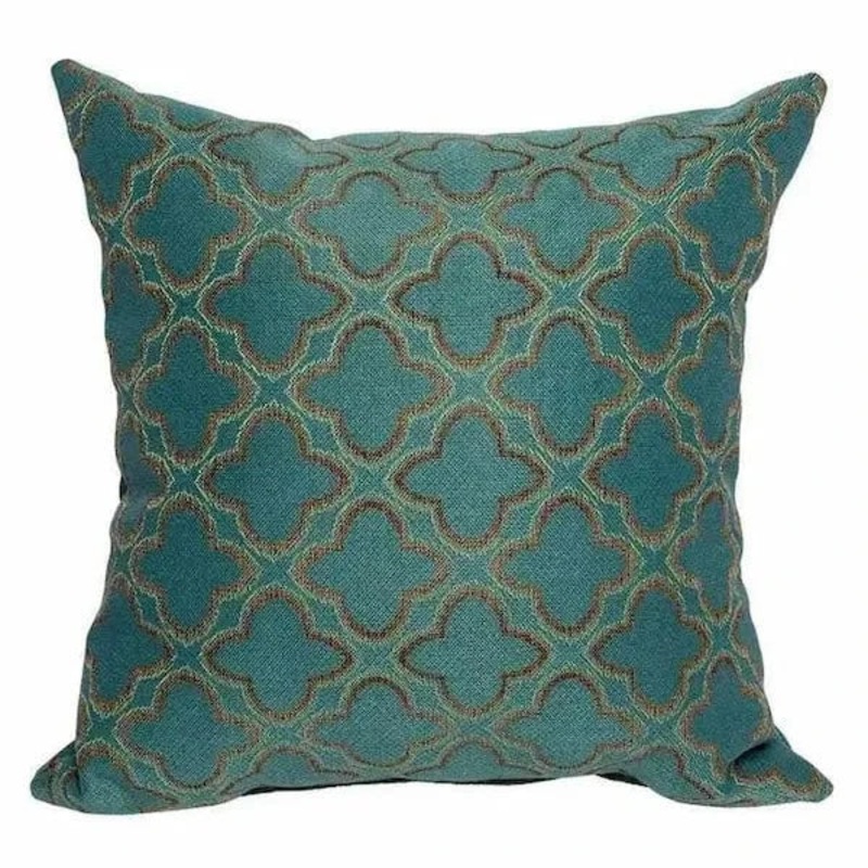 Casual Cushion 15" Throw Pillow in Vibe Agean