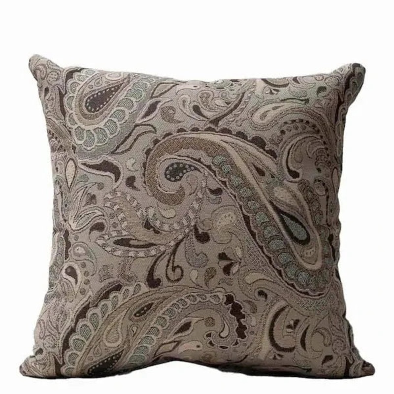 Casual Cushion 18" Throw Pillow in Bally Castle Sea Glass