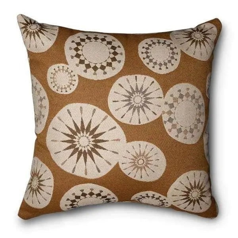 Casual Cushion 18" Throw Pillow in Roundel Cedar
