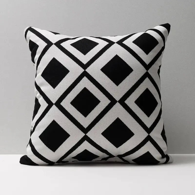 Casual Cushion 18" Throw Pillow in Savvy Onyx