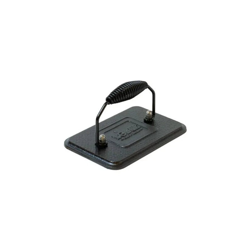 Lodge 6.75 x 4.5 Inch Seasoned Cast Iron Grill Press