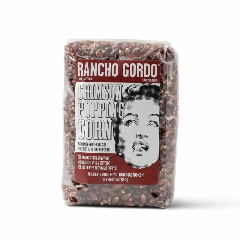 Rancho Gordo Crimson Popping Corn