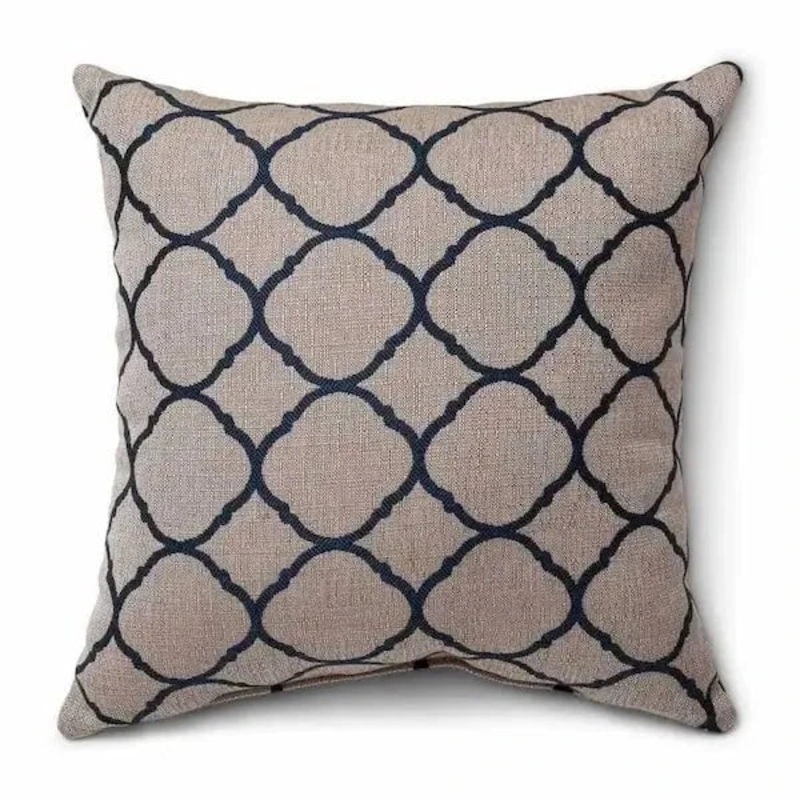 Casual Cushion 15" Throw Pillow in Accord Indigo