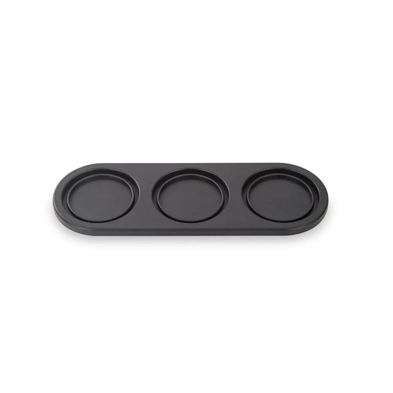 FinaMill Stackable FinaPod Storage, Trio Black