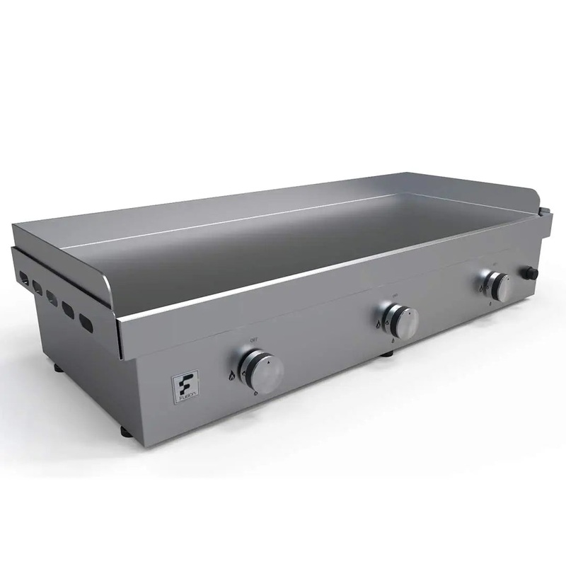 Fusion GFE105 3-Burner Stainless Steel Teppanyaki Griddle