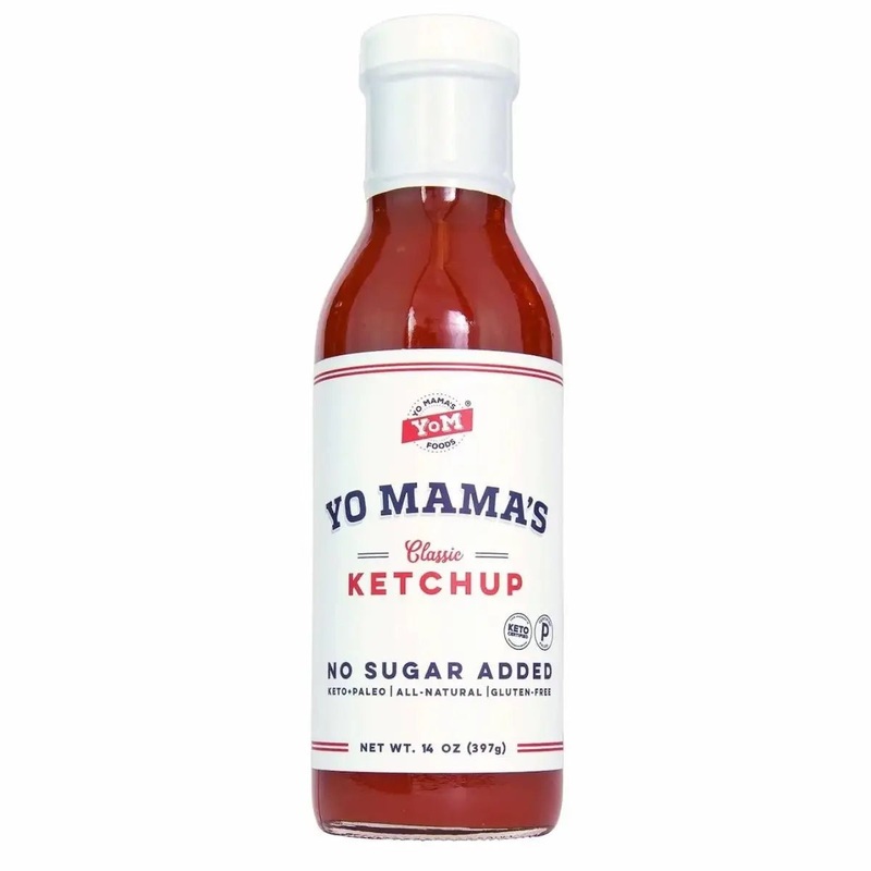 Yo Mama No Sugar Added Ketchup, 14oz