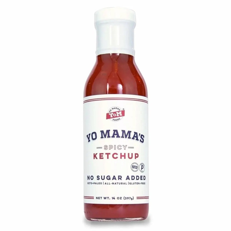 Yo Mama No Sugar Added Spicy Ketchup, 14oz