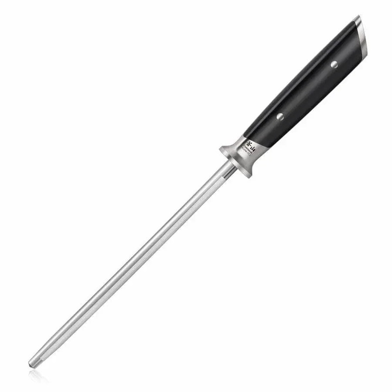 Cangshan Helena Series 8-inch Honing Steel, Black