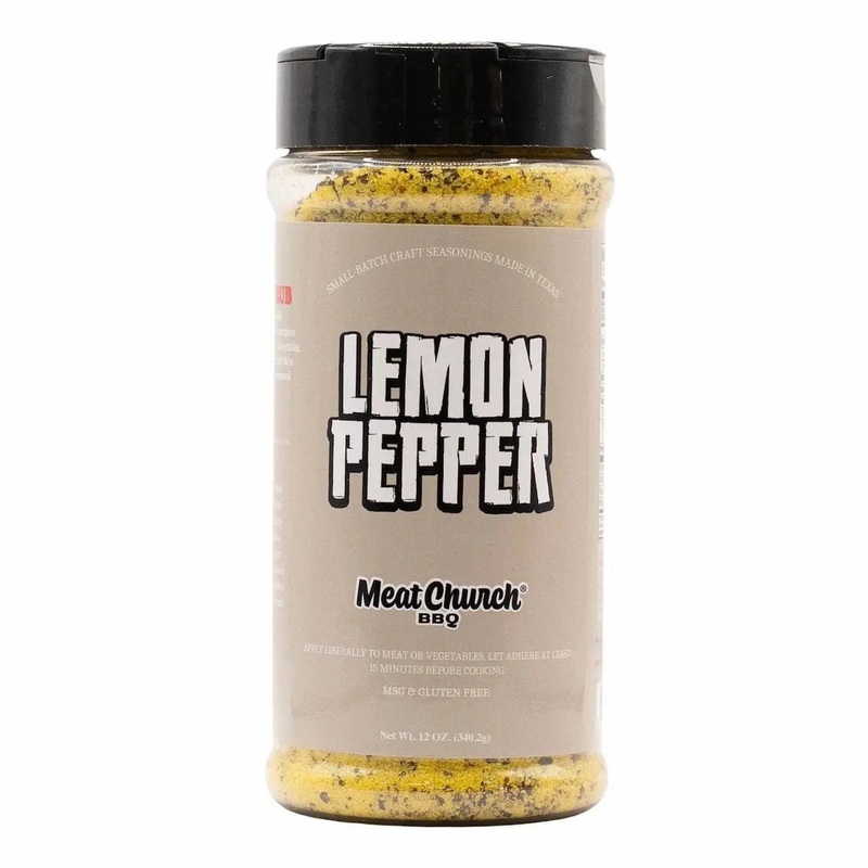 Meat Church Lemon Pepper Seasoning, 12oz