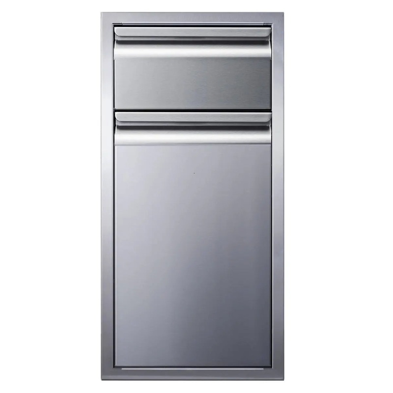 Memphis Grills Single Drawer and Trash Drawer Combo