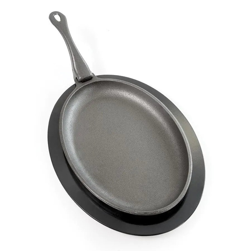 Napoleon Grills Professional Oval Cast Iron Skillet