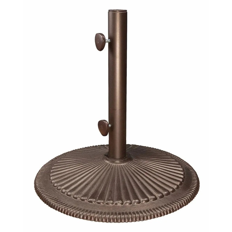 Treasure Garden 50lb Classic Umbrella Base with Bronze Finish