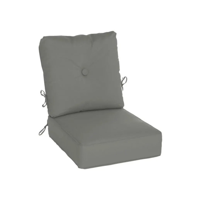 Casual Cushion Estate Series Deep Seating Club Cushion in Canvas Charcoal
