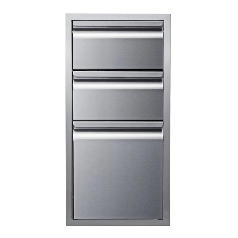 Memphis Grills 15" Three Drawer Stack