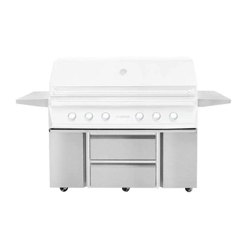 Twin Eagles 54" Grill Cart with Storage Drawers and Single Door