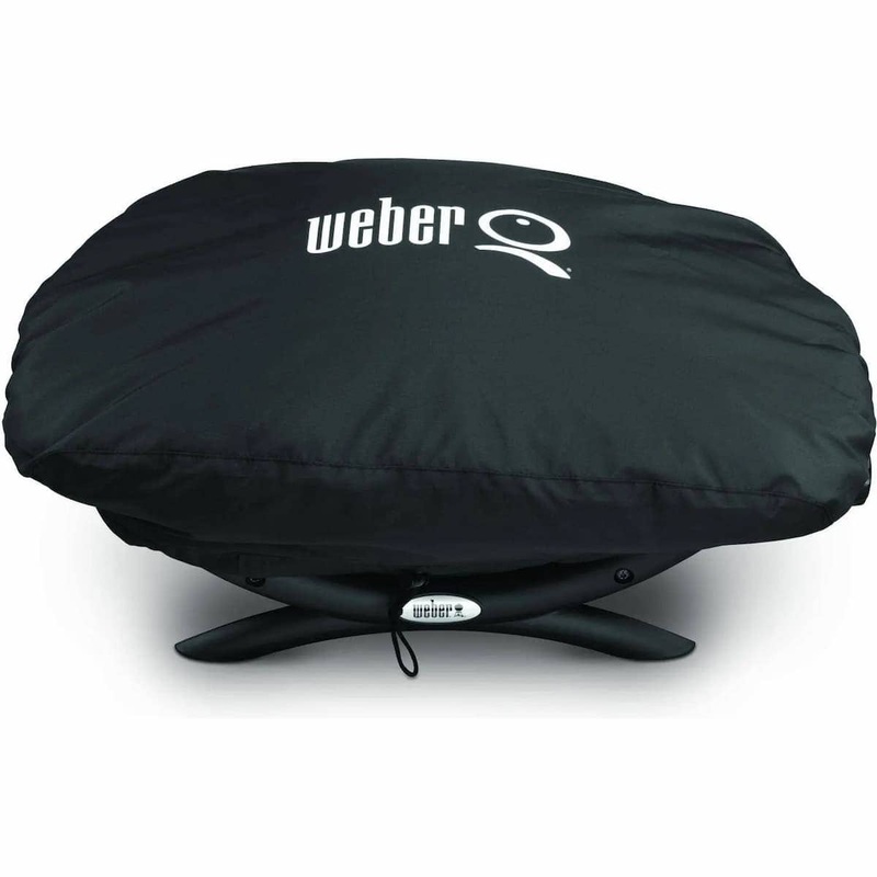 Weber Q Grill Cover for Q 200 and 2000 Series Gas Grills, 7111