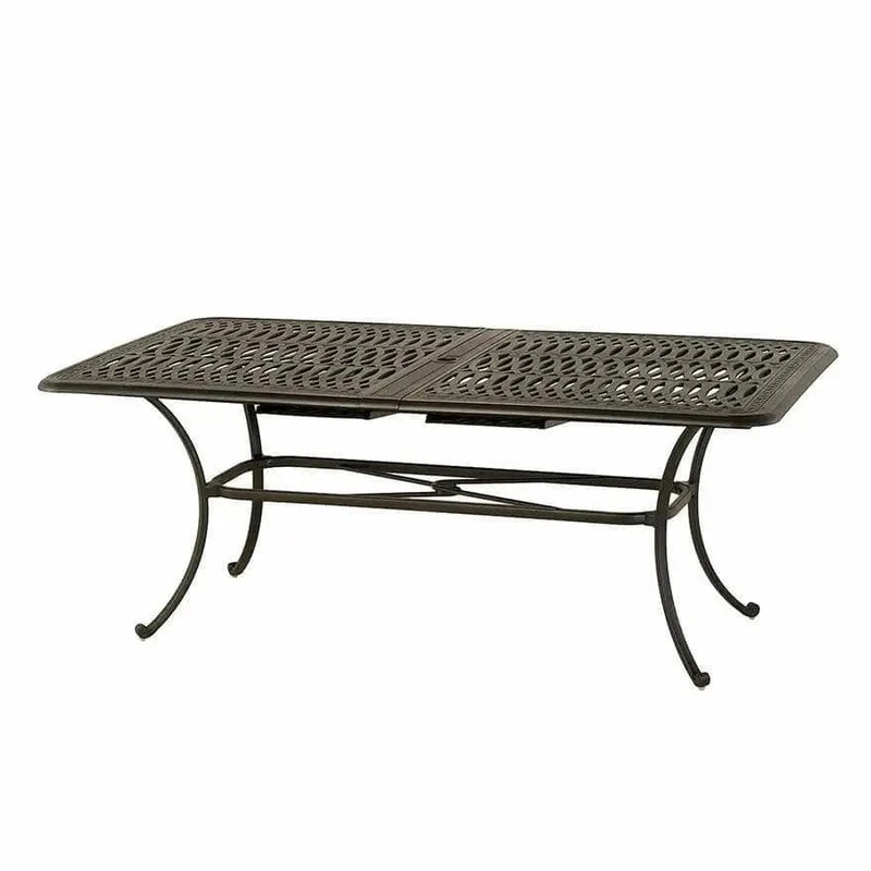 Hanamint Mayfair 42" x 76" Rectangle Extension Dining Table