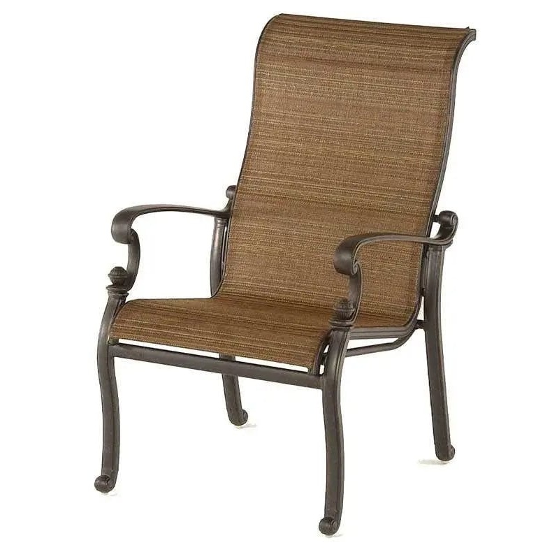 LOCAL SALE | Hanamint St. Augustine Sling Dining Chair with Copper Spice Fabric