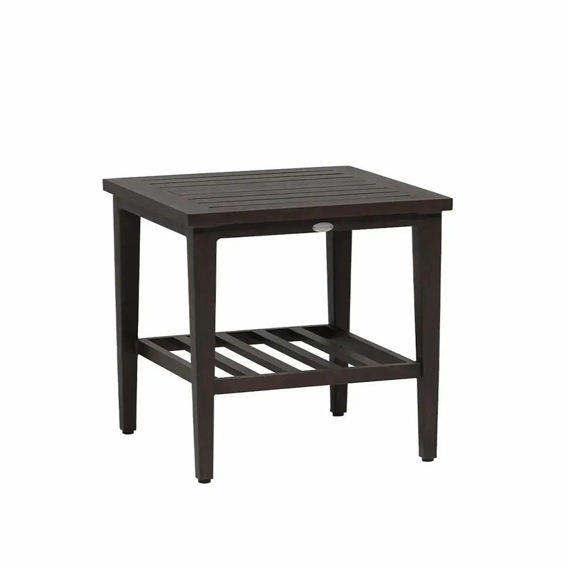 Ratana Biltmore End Table in Hessonite Garnet