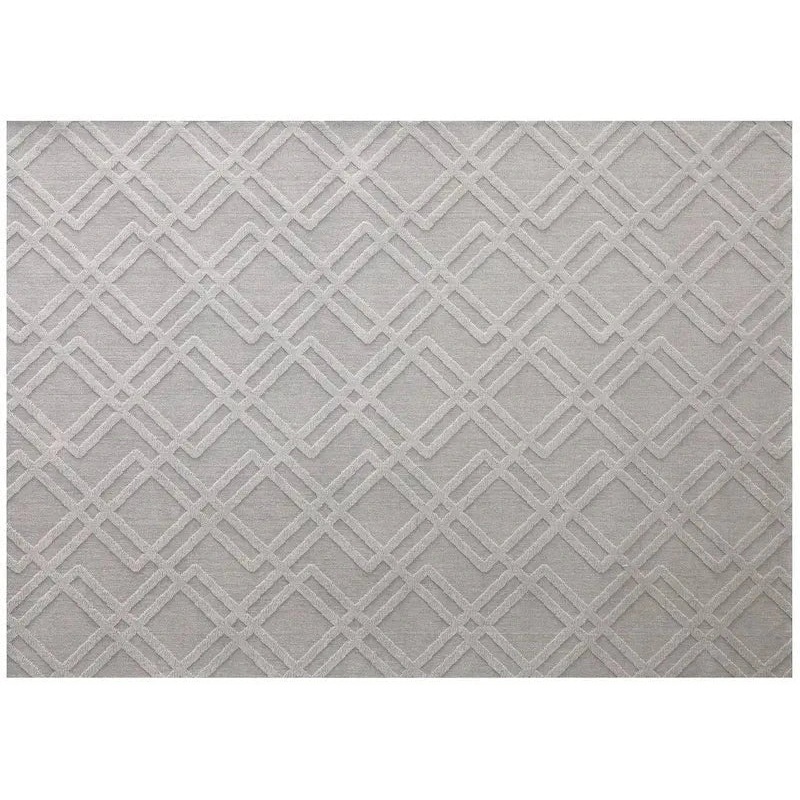 Treasure Garden 8x10 Manhattan Plush Gray Outdoor Rug