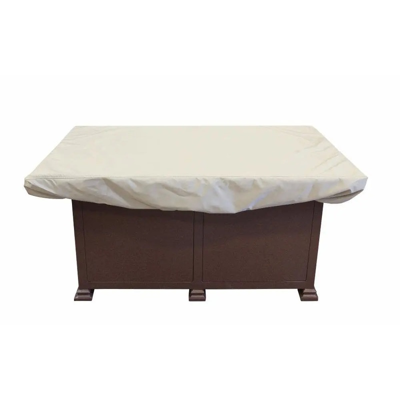 Treasure Garden Protective Cover for 50" x 30" Rectangle Fire Pit / Table / Ottoman