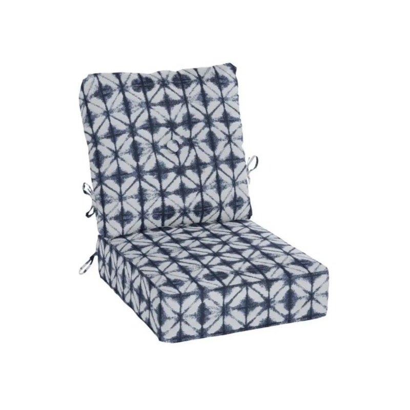Casual Cushion Estate Series Deep Seating Club Cushion in Midori Indigo
