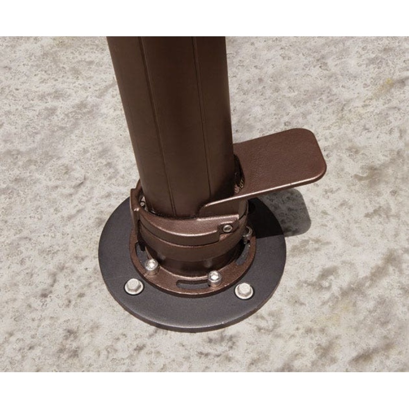 Treasure Garden Concrete Mount Kit with Expansion Bolts for AKZ or AKZP Cantilever Umbrella