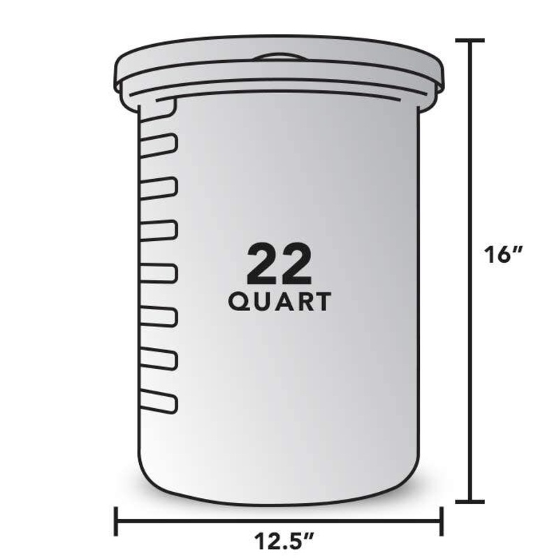 Briner bucket 22 qt