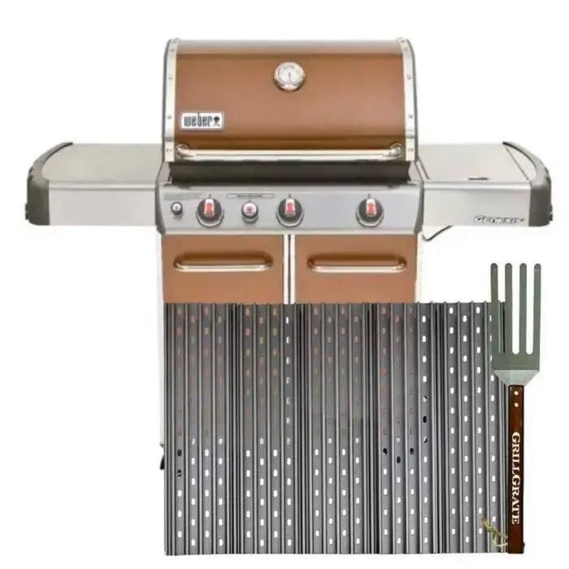 GrillGrate Set for Weber Genesis - Includes (5) 19.25" Panels + Grate Tool (2007-2016)