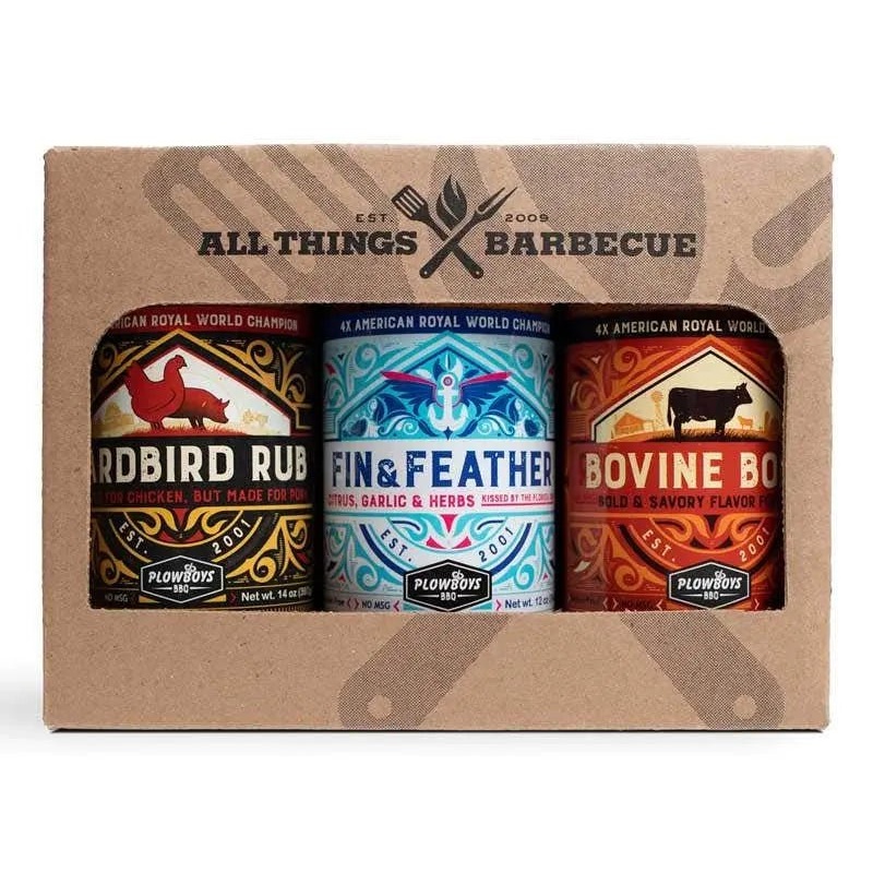 Plowboys BBQ 3-Pack Sampler Rub Set